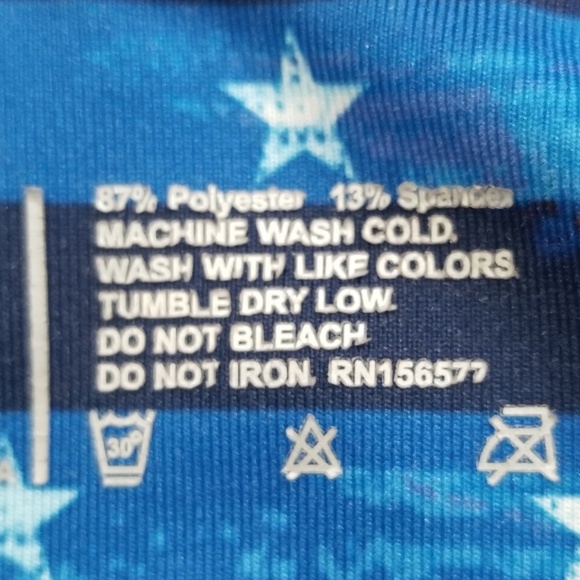 IAB 3‎ Inch Patriotic No Ride Activewear Shorts Size 10 NWOT - Picture 11 of 11